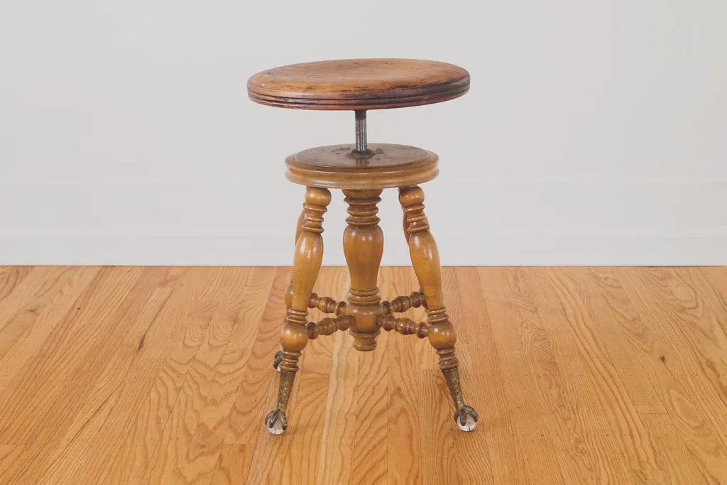 Vintage Piano Stool