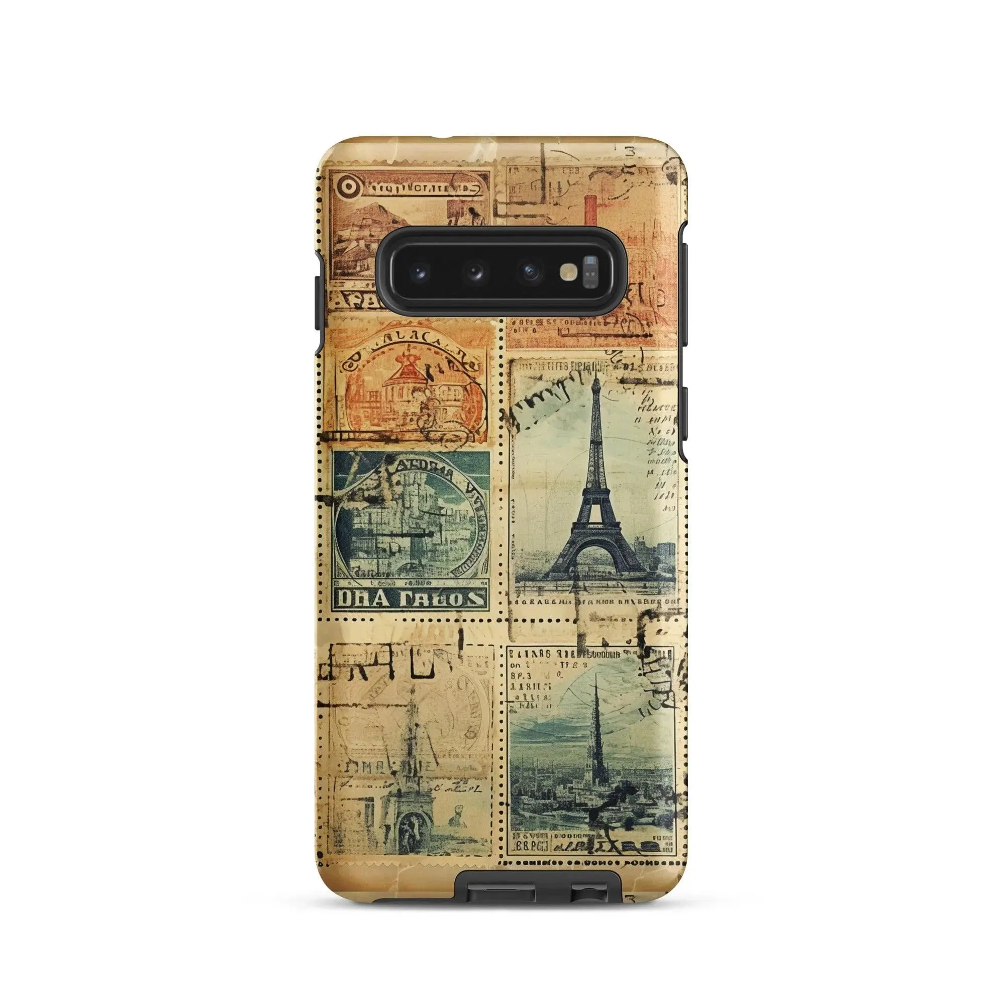 Vintage Travel Stamps Tough Samsung® Case