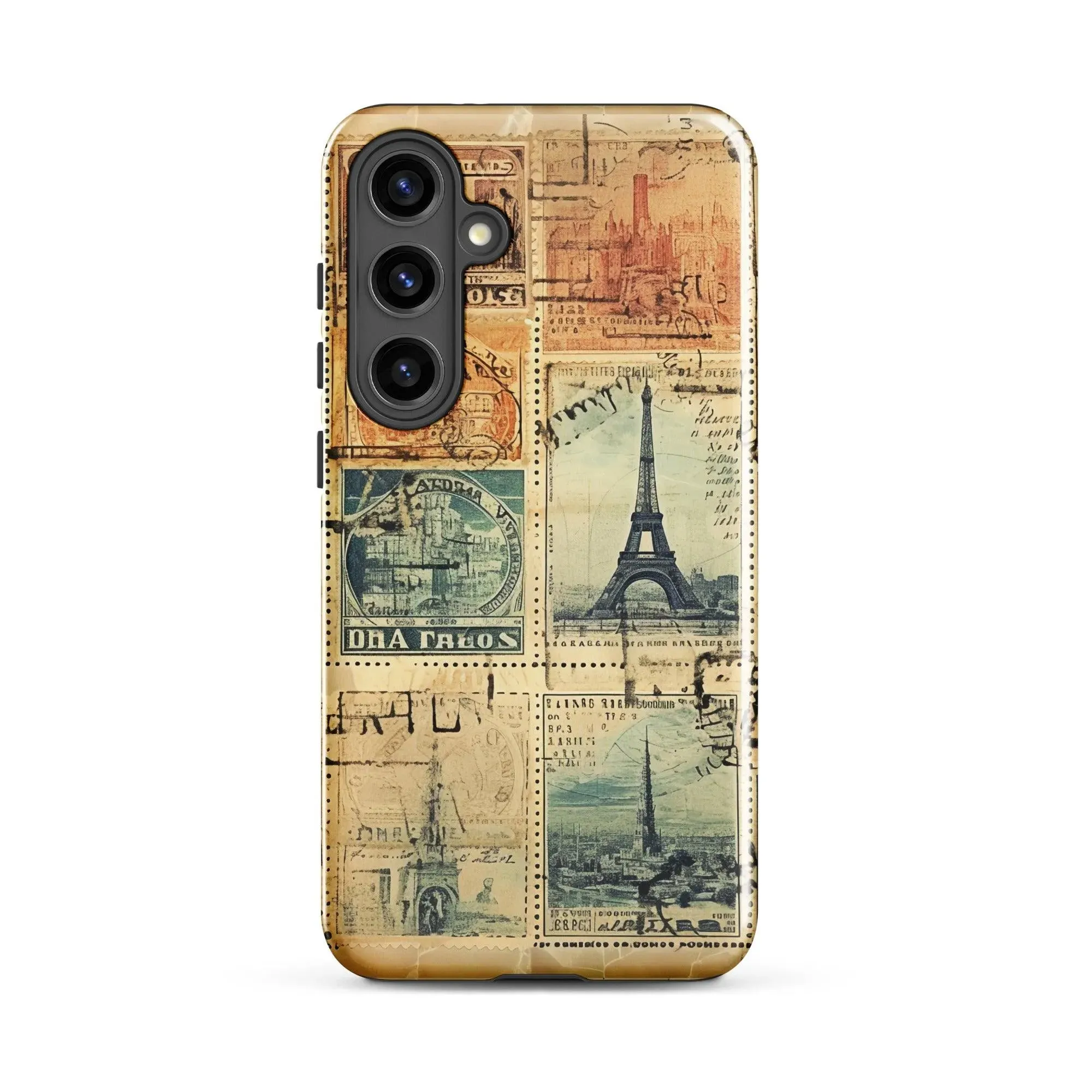 Vintage Travel Stamps Tough Samsung® Case