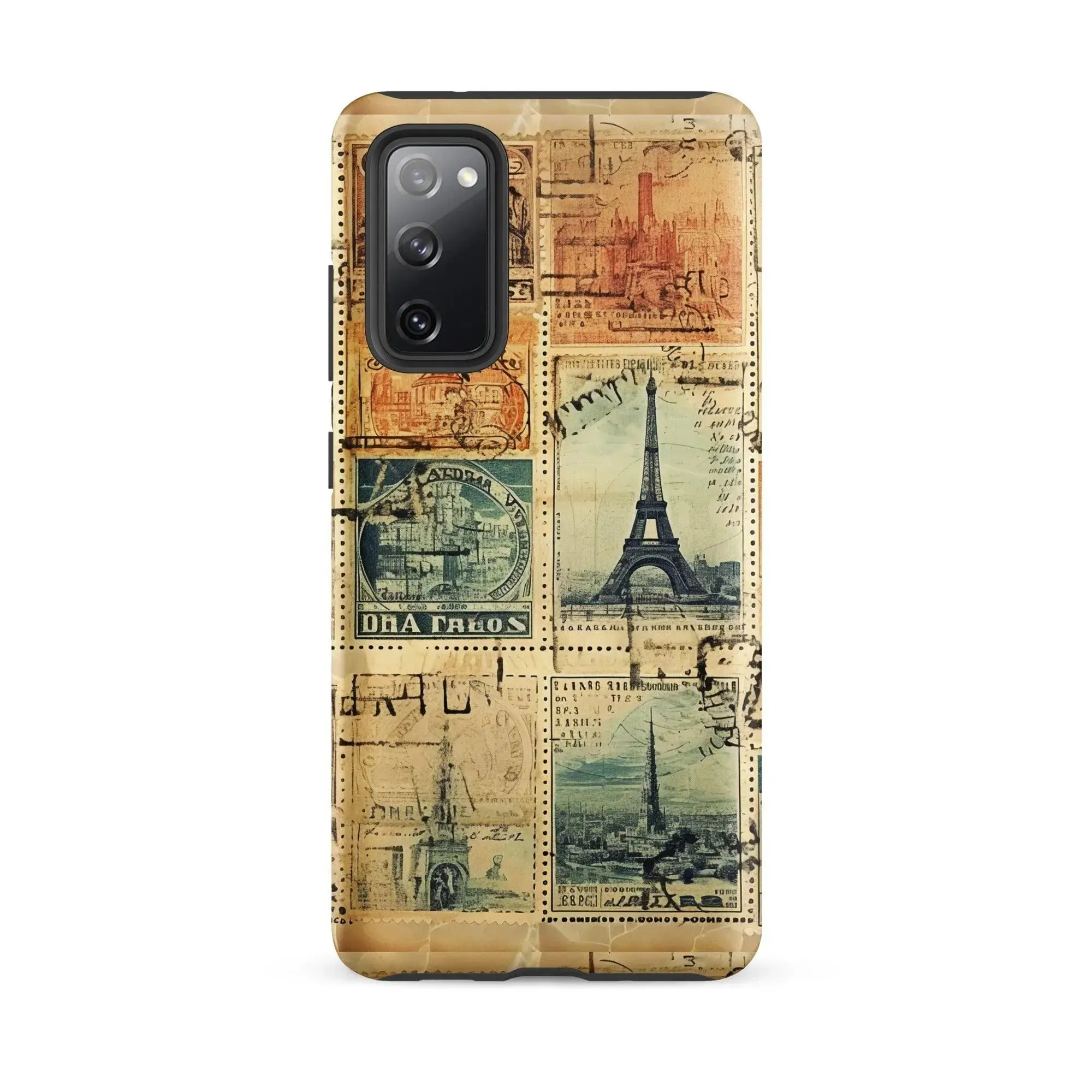 Vintage Travel Stamps Tough Samsung® Case