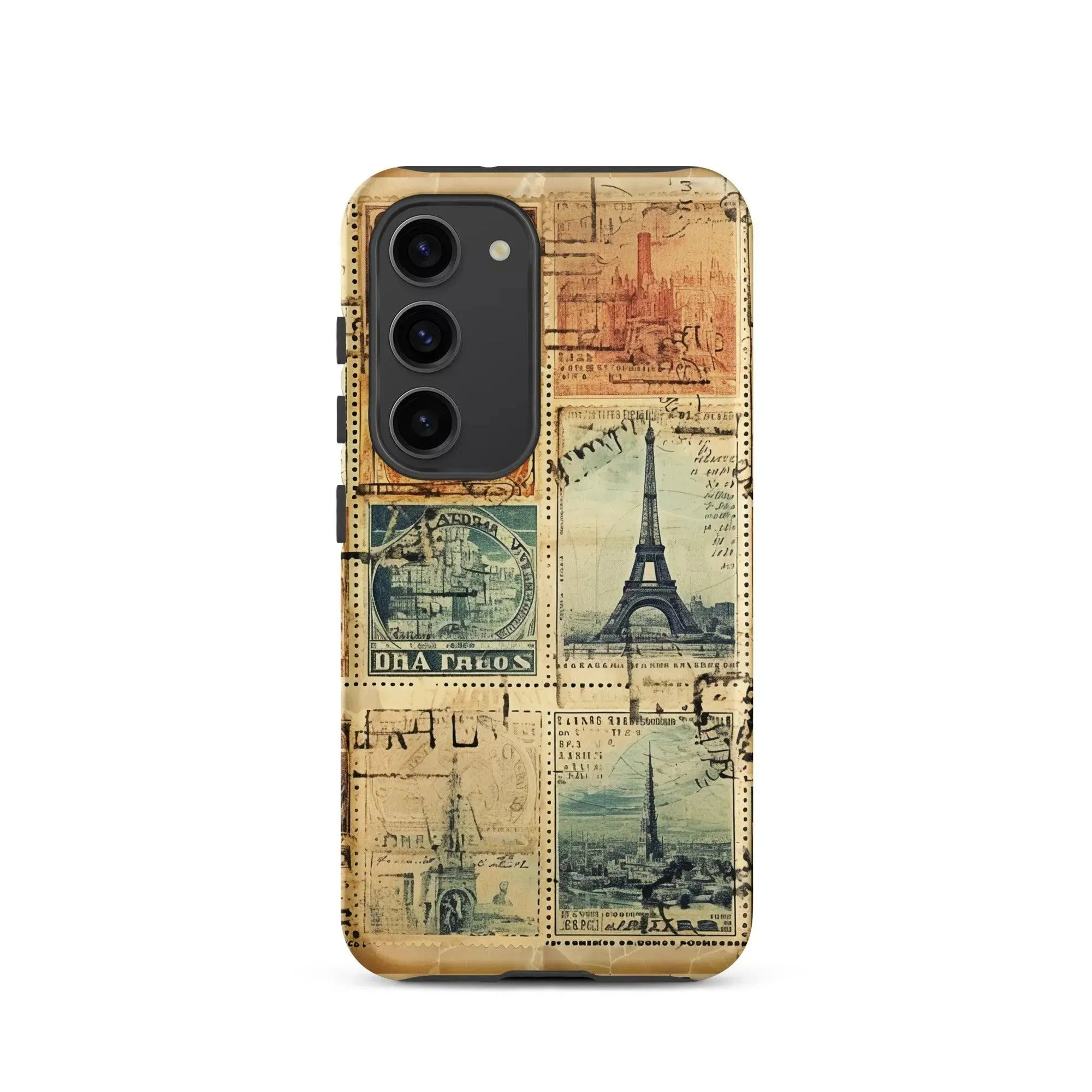 Vintage Travel Stamps Tough Samsung® Case