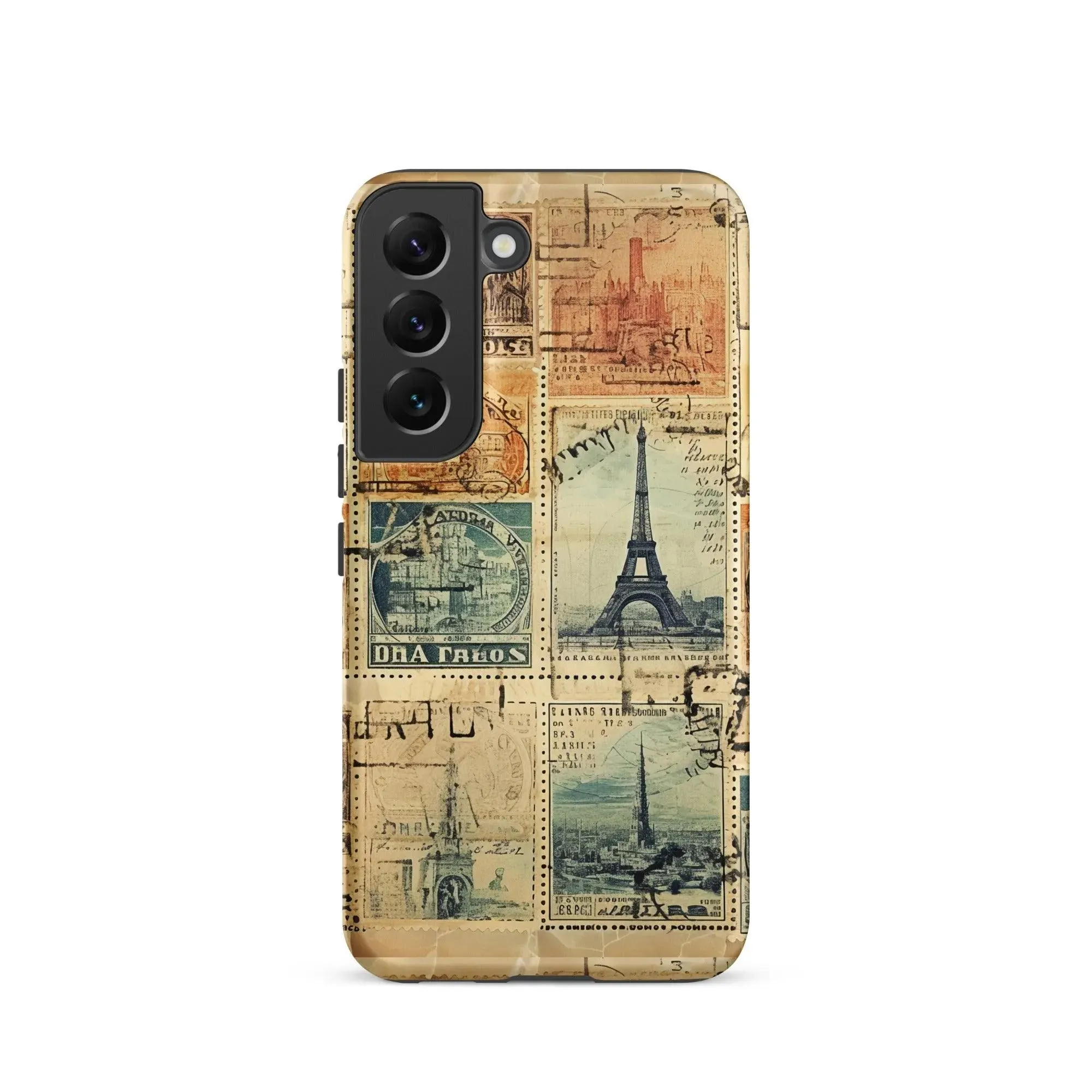 Vintage Travel Stamps Tough Samsung® Case