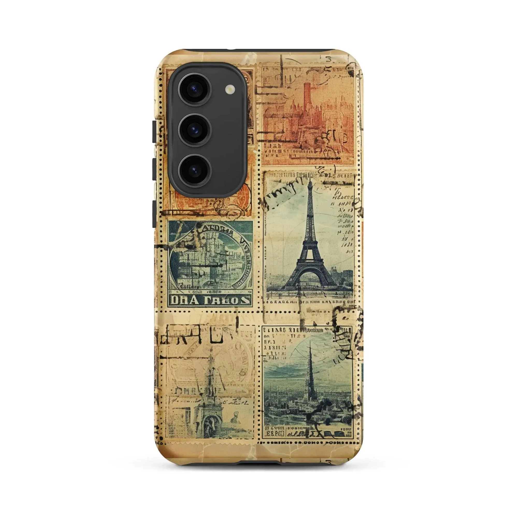 Vintage Travel Stamps Tough Samsung® Case