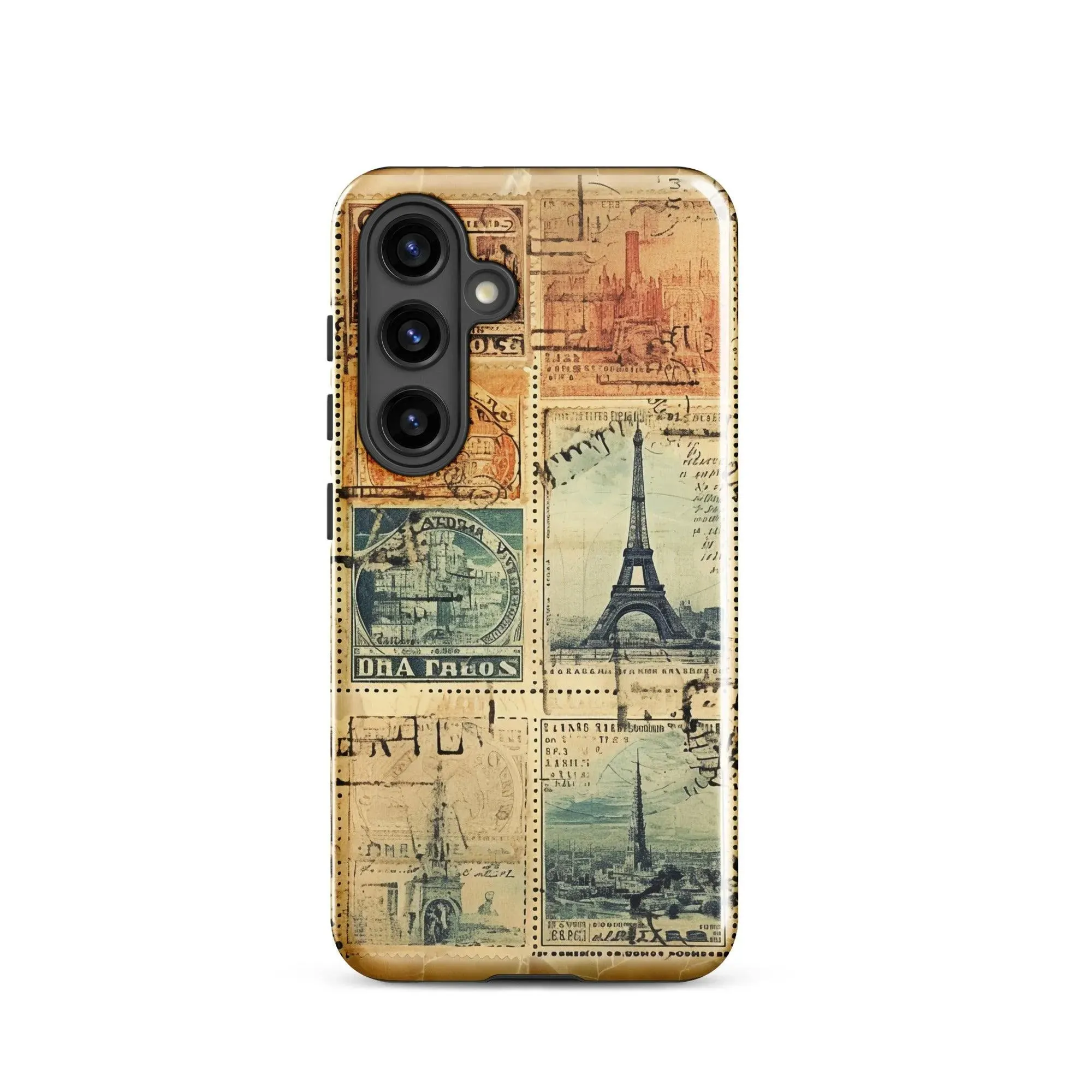 Vintage Travel Stamps Tough Samsung® Case