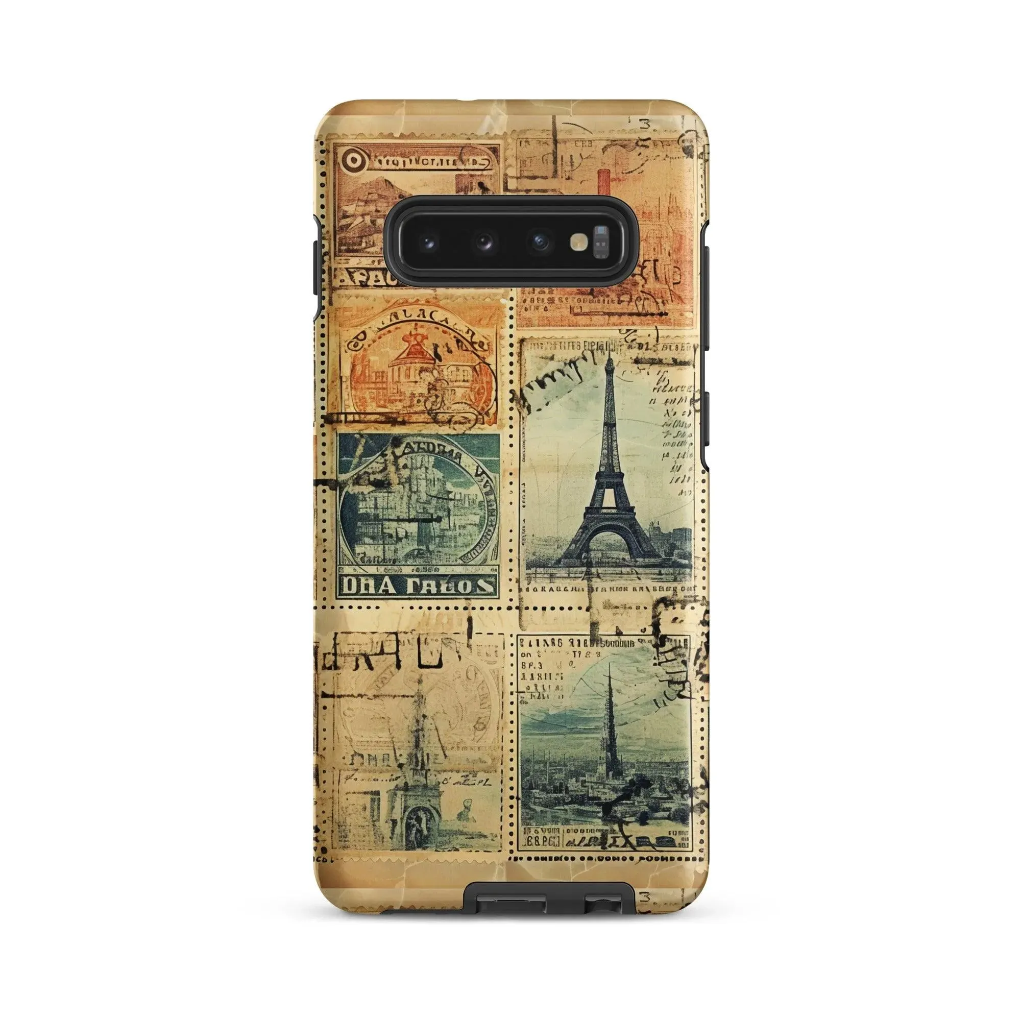 Vintage Travel Stamps Tough Samsung® Case