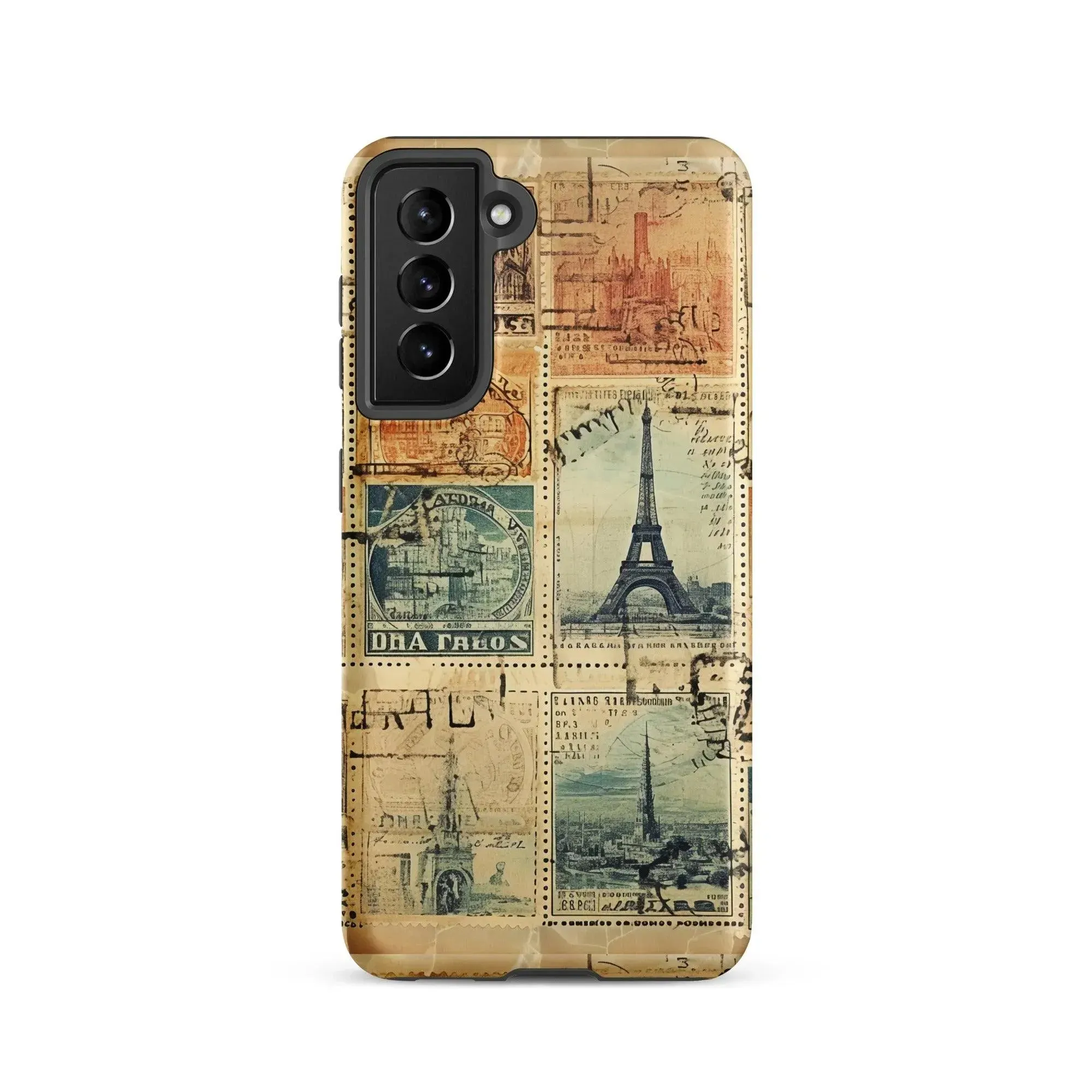 Vintage Travel Stamps Tough Samsung® Case