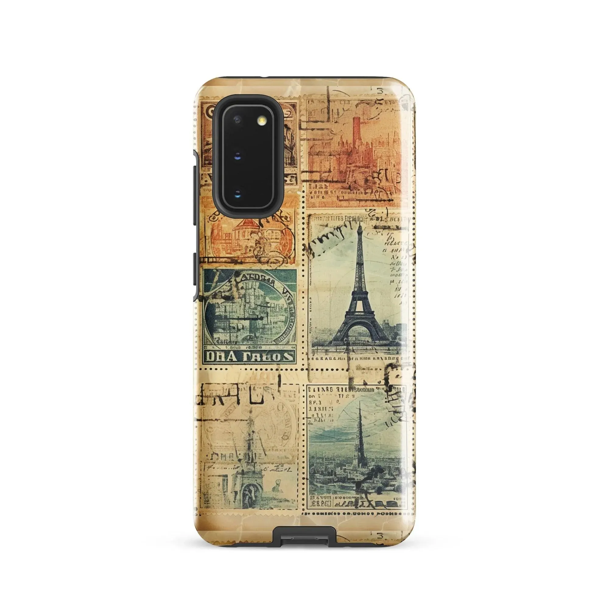 Vintage Travel Stamps Tough Samsung® Case