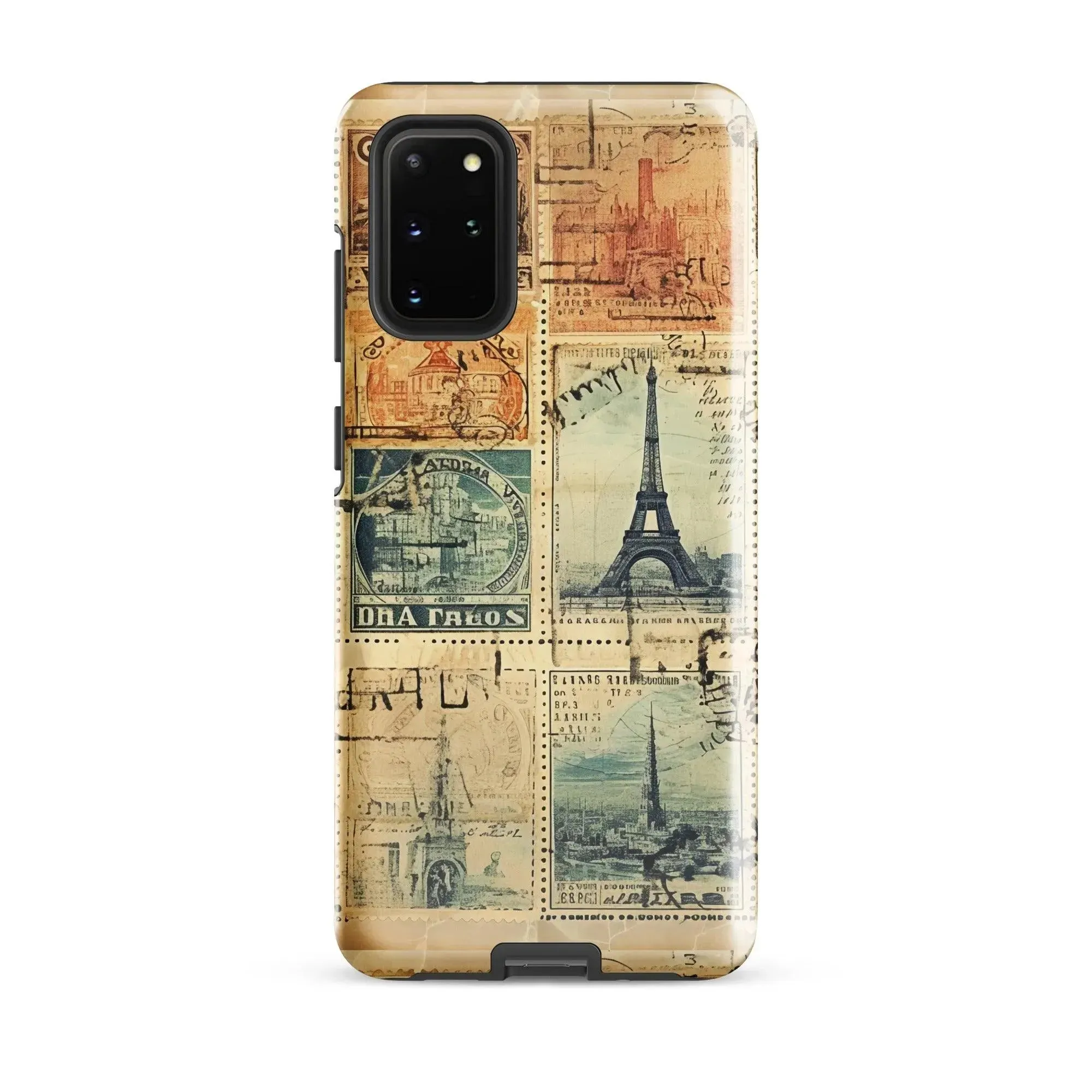 Vintage Travel Stamps Tough Samsung® Case