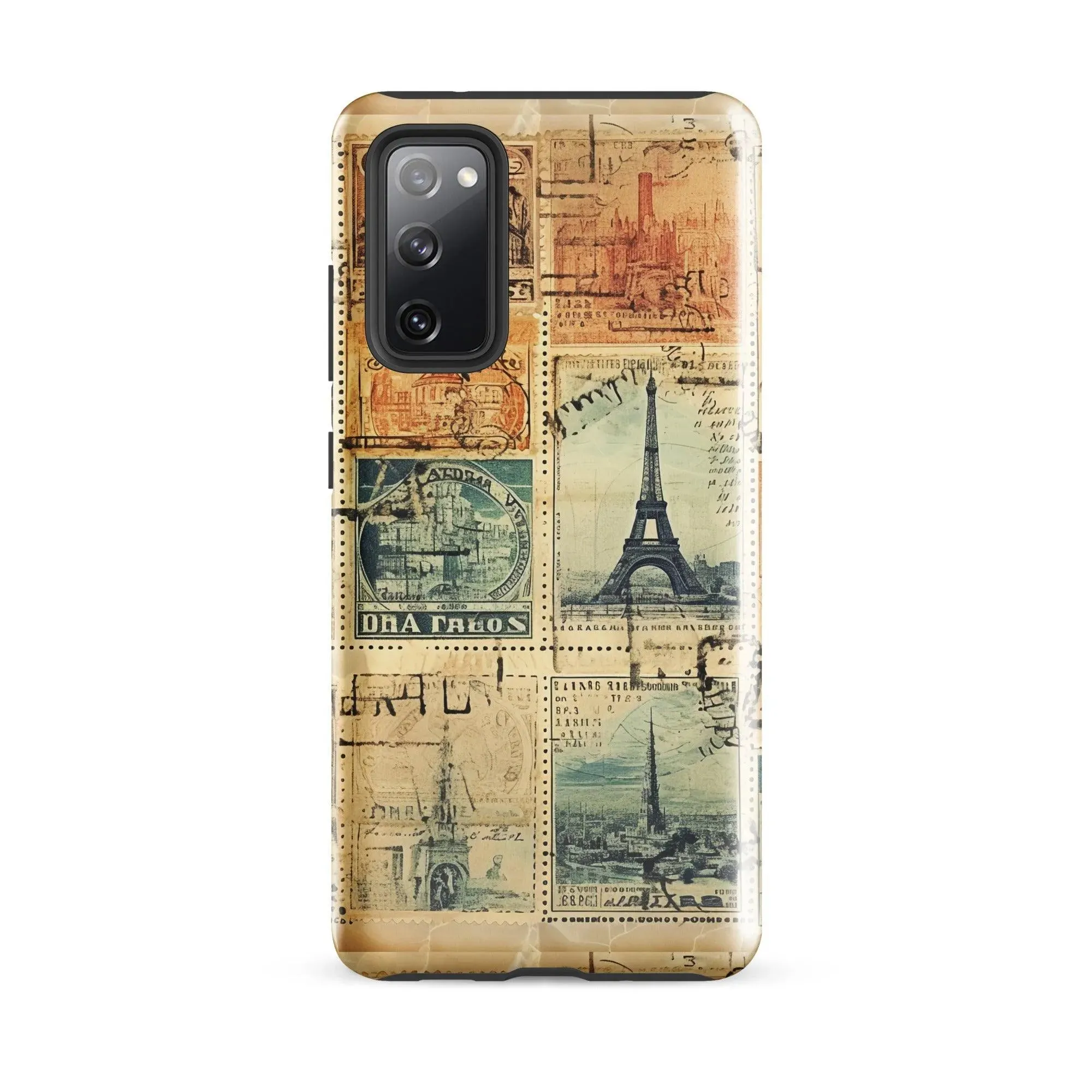 Vintage Travel Stamps Tough Samsung® Case