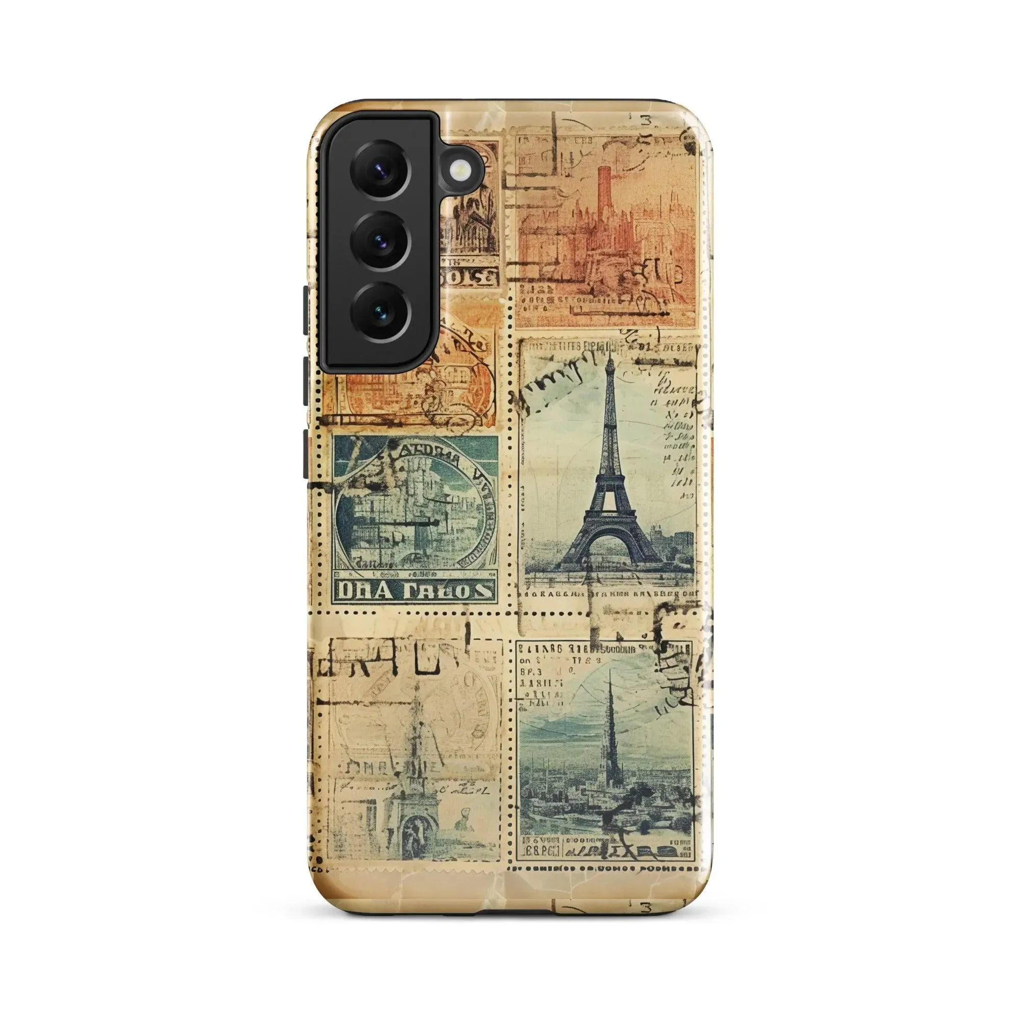 Vintage Travel Stamps Tough Samsung® Case