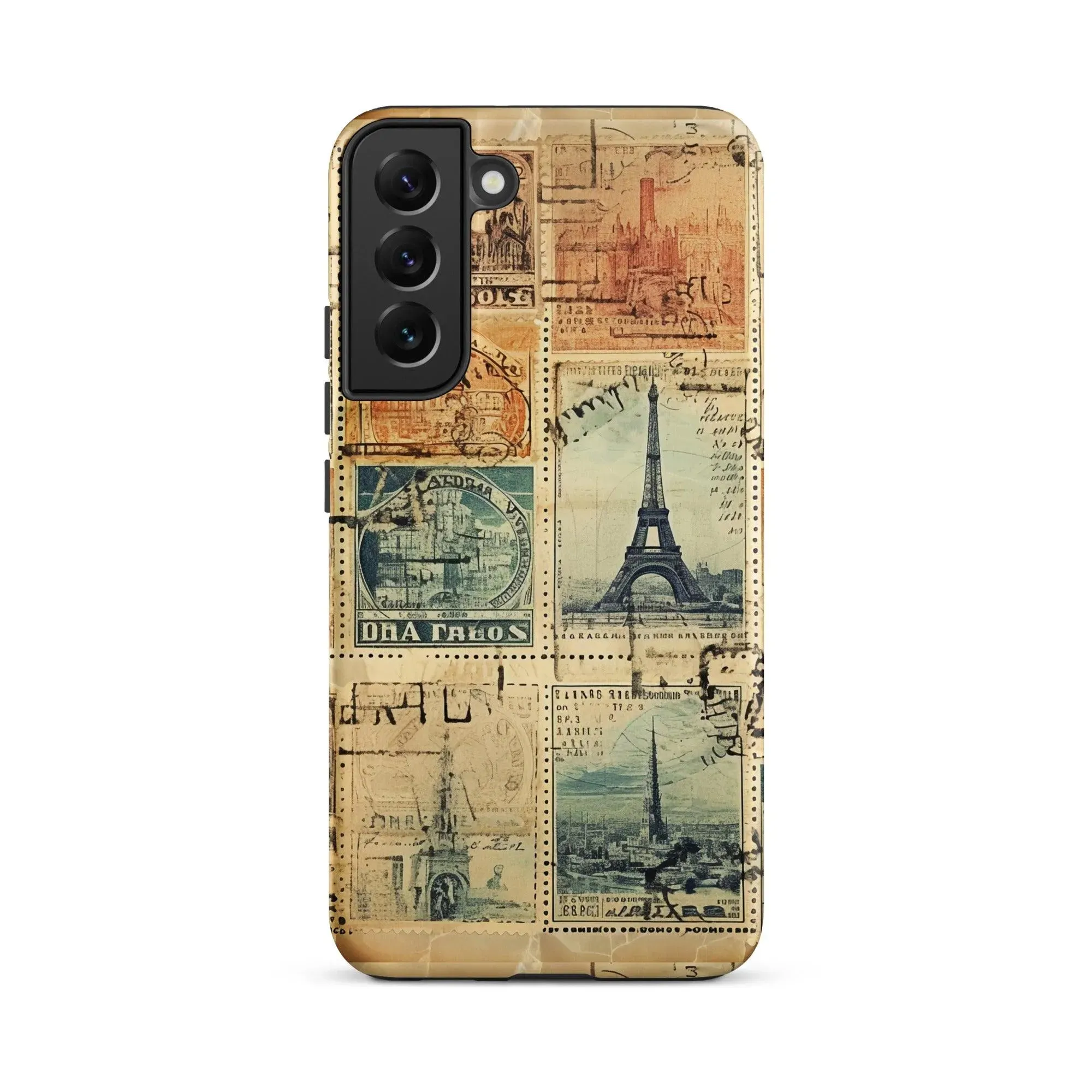 Vintage Travel Stamps Tough Samsung® Case