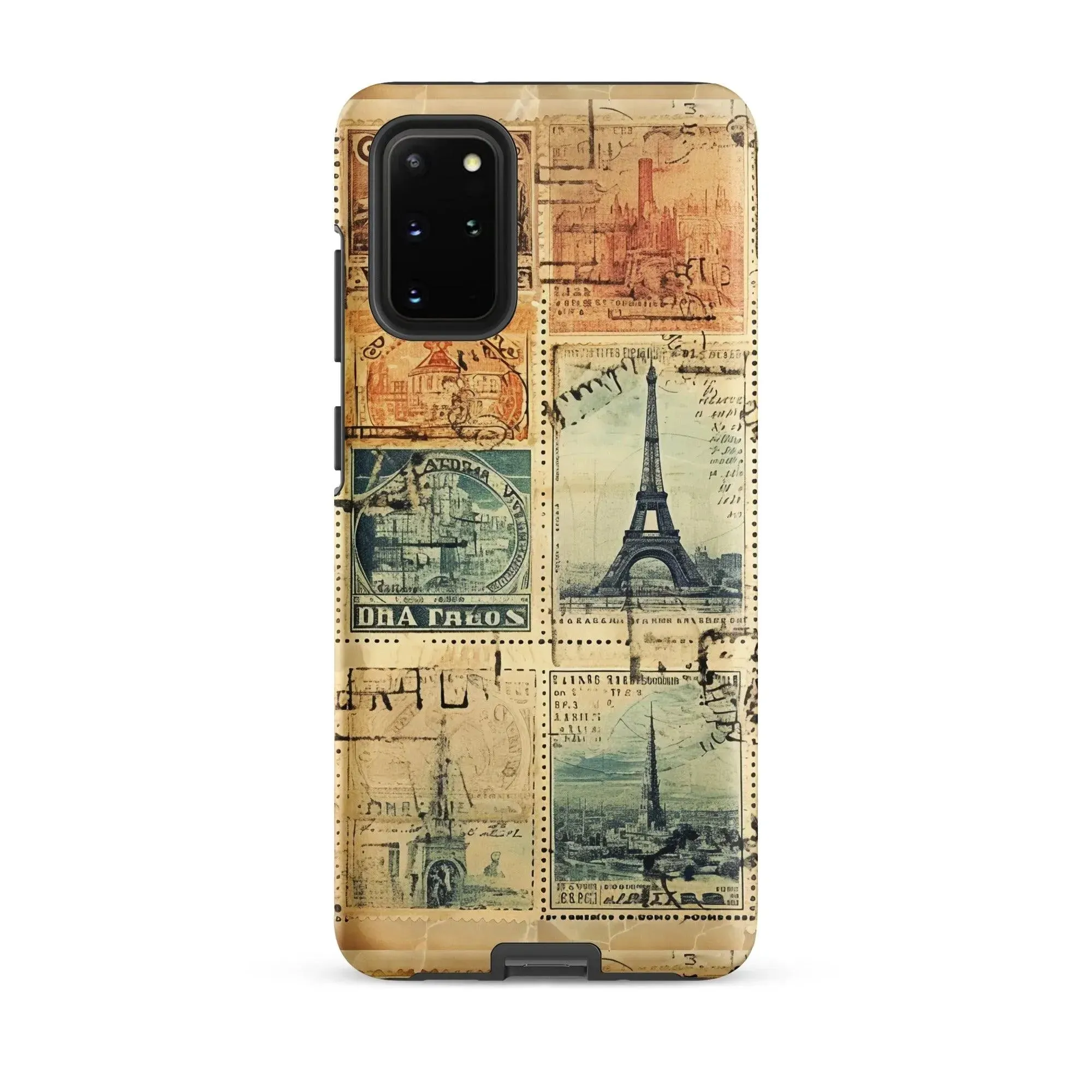 Vintage Travel Stamps Tough Samsung® Case