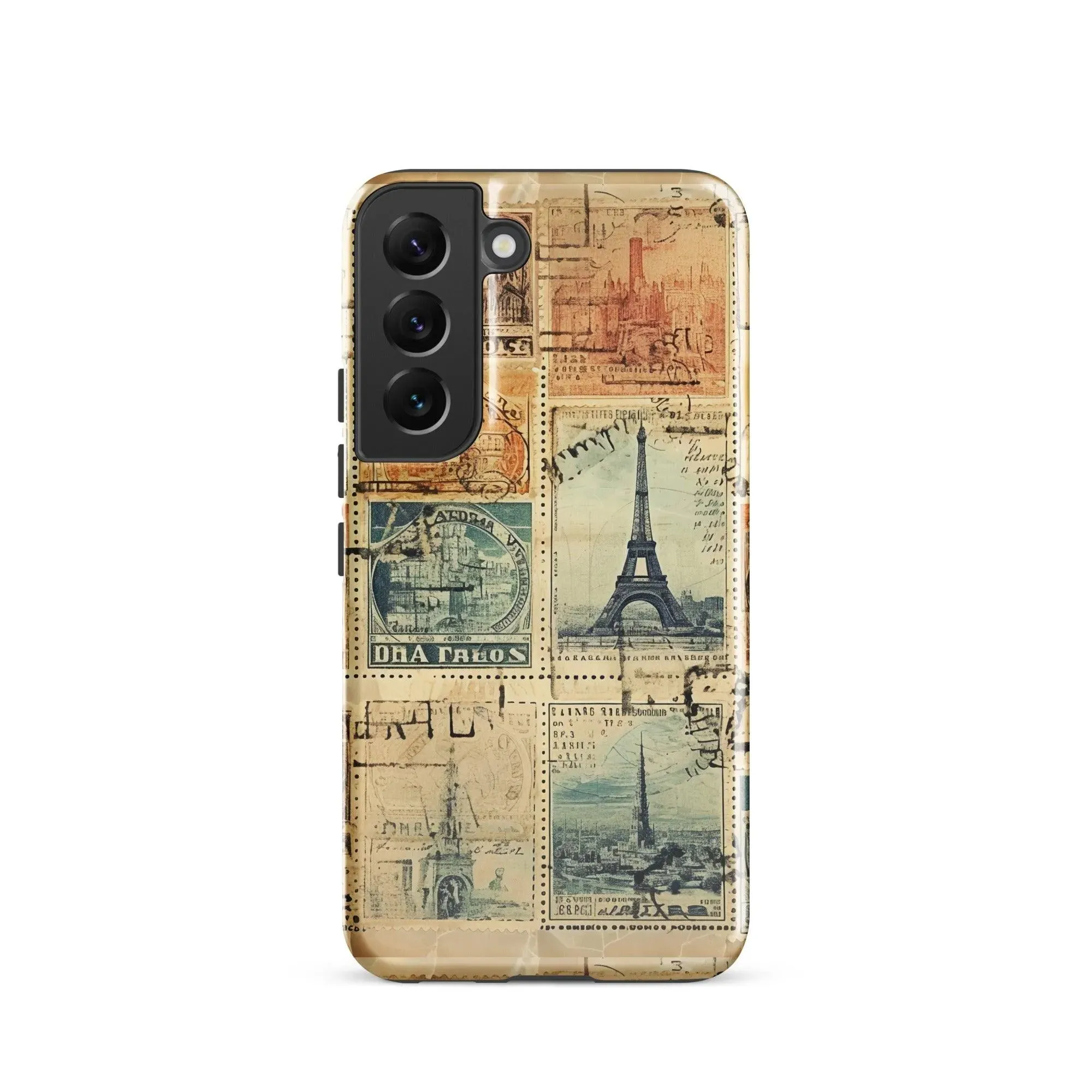 Vintage Travel Stamps Tough Samsung® Case