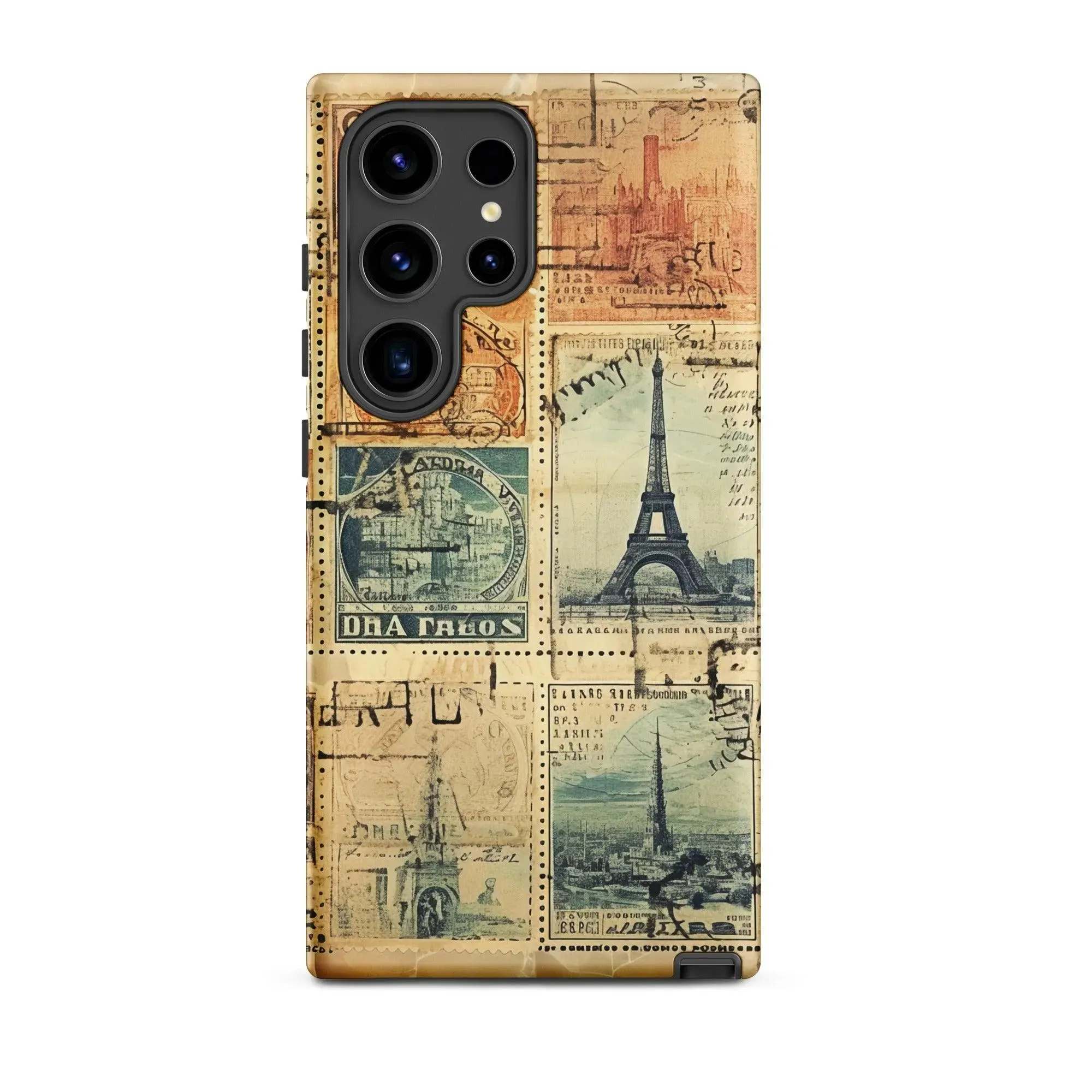 Vintage Travel Stamps Tough Samsung® Case