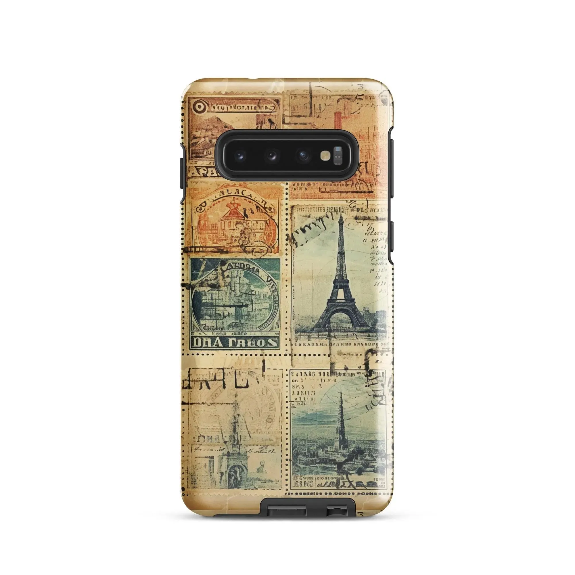 Vintage Travel Stamps Tough Samsung® Case