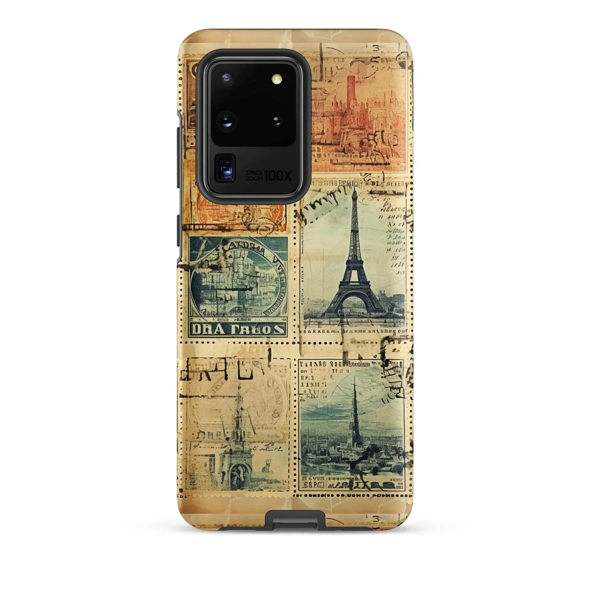 Vintage Travel Stamps Tough Samsung® Case