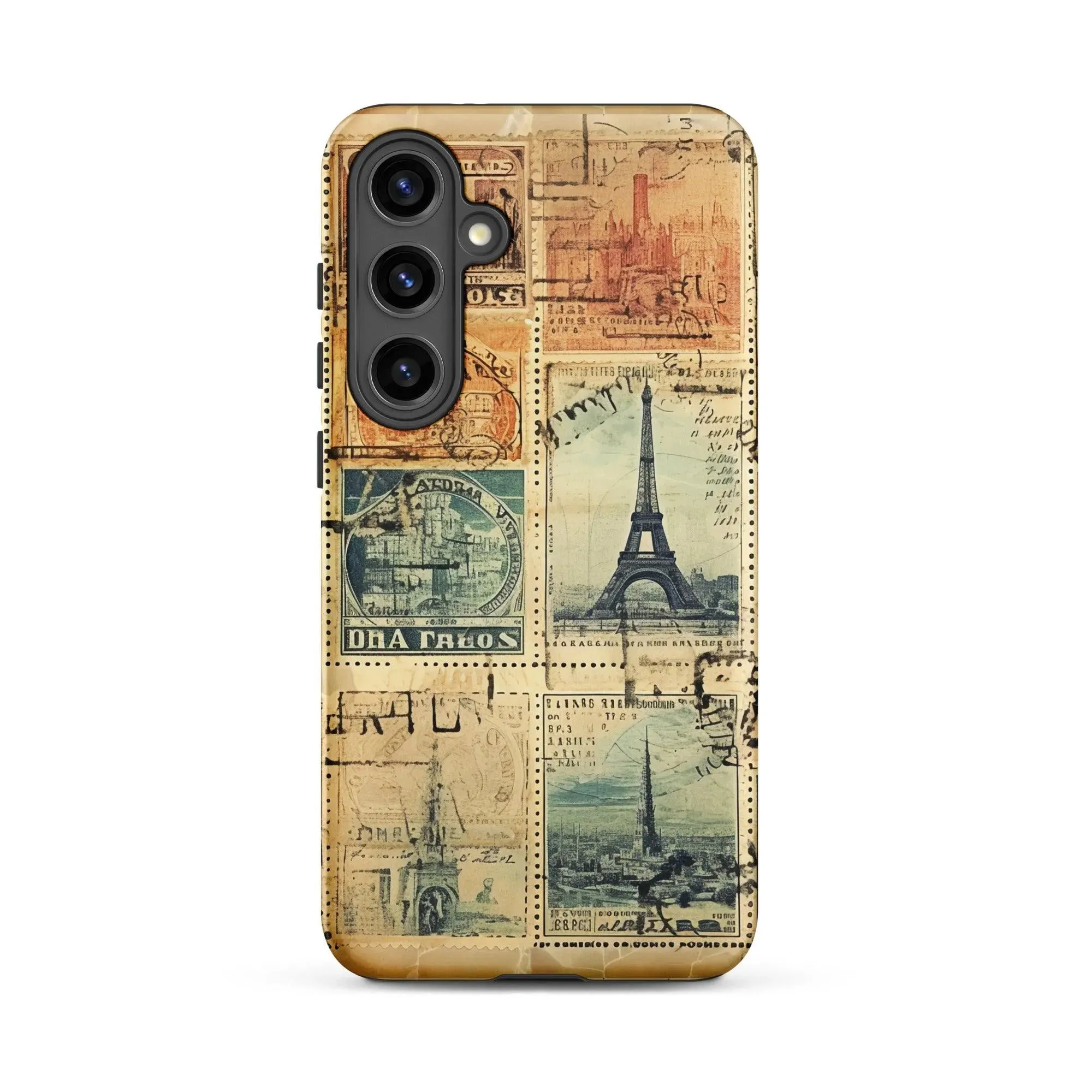 Vintage Travel Stamps Tough Samsung® Case