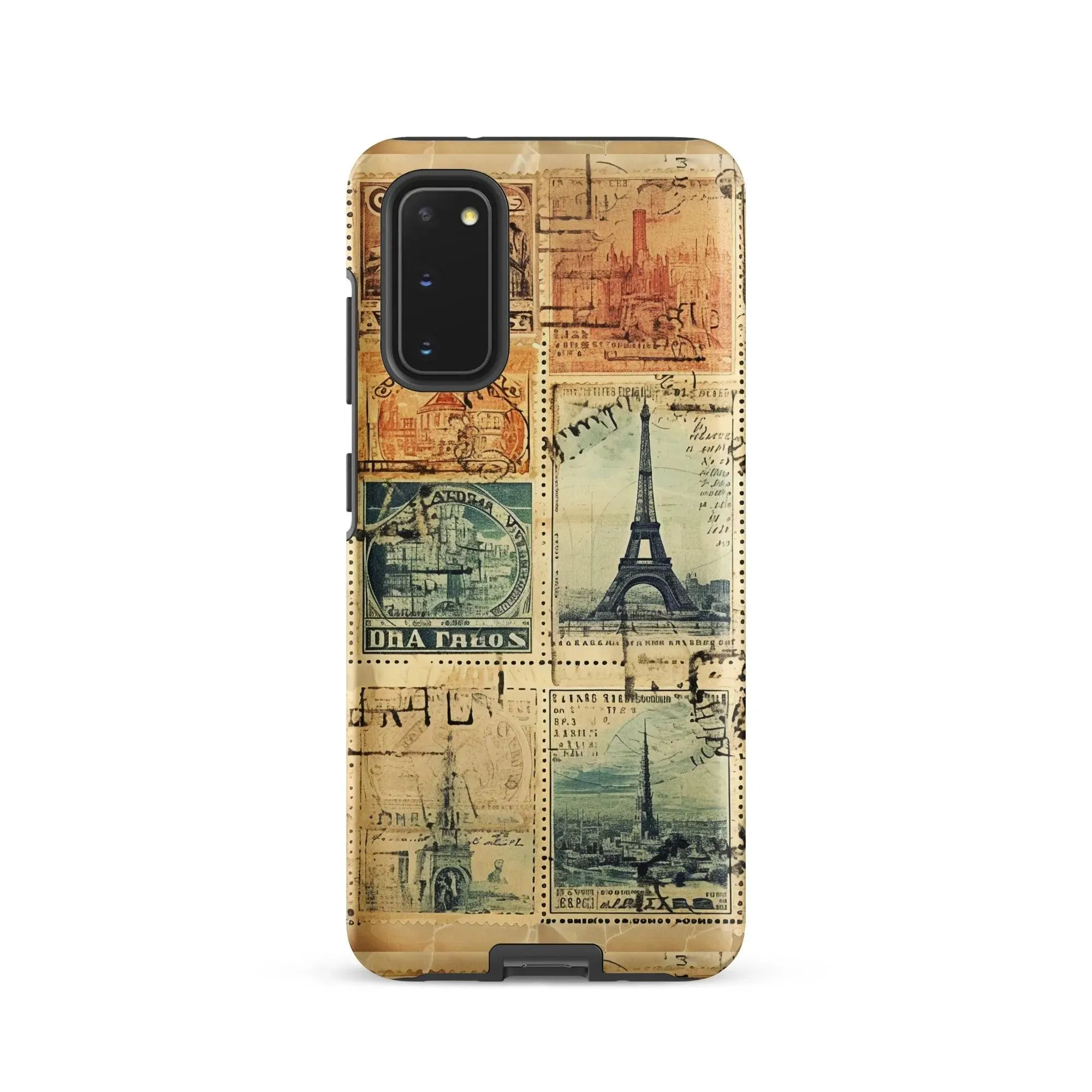 Vintage Travel Stamps Tough Samsung® Case