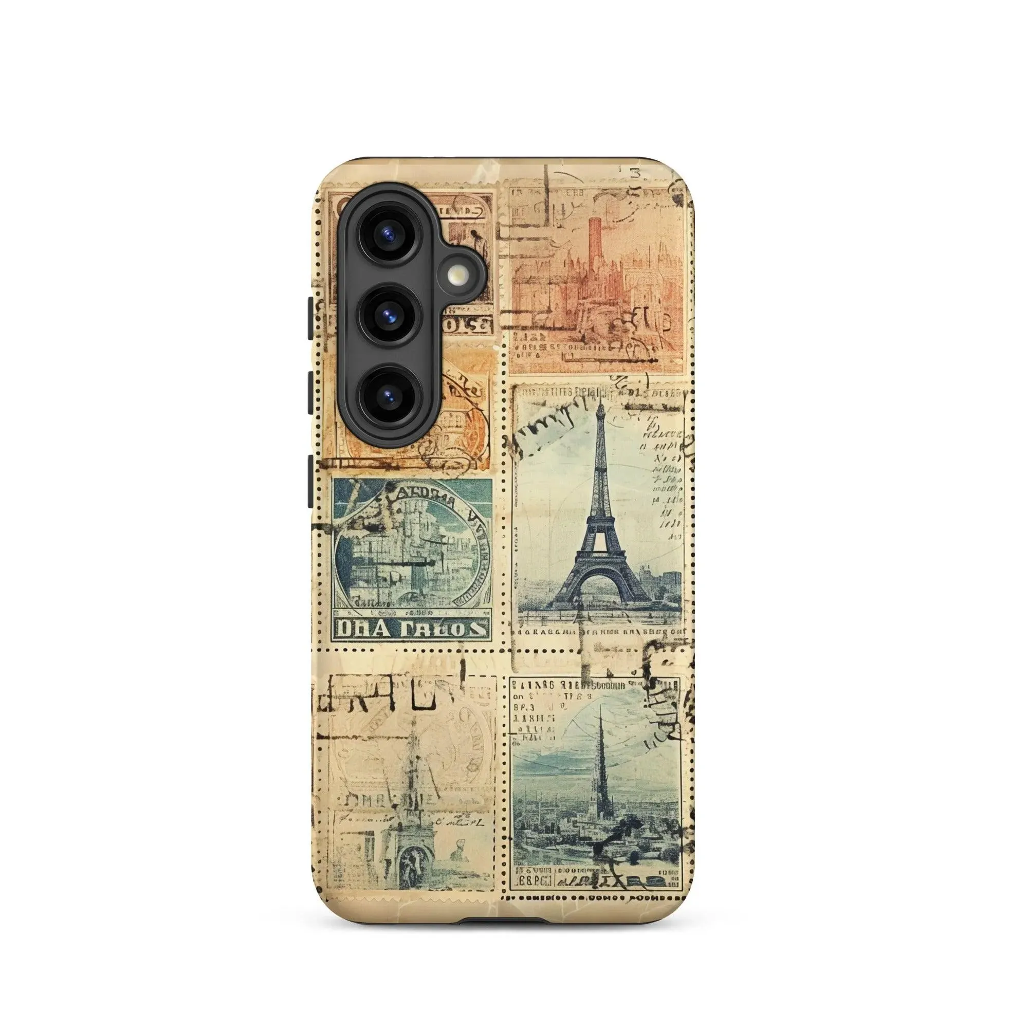 Vintage Travel Stamps Tough Samsung® Case