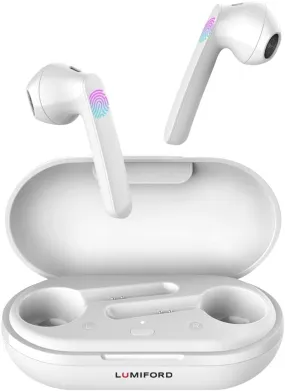 Wireless Water Resistant Bluetooth V5.0 Earbuds with Built-in Mic