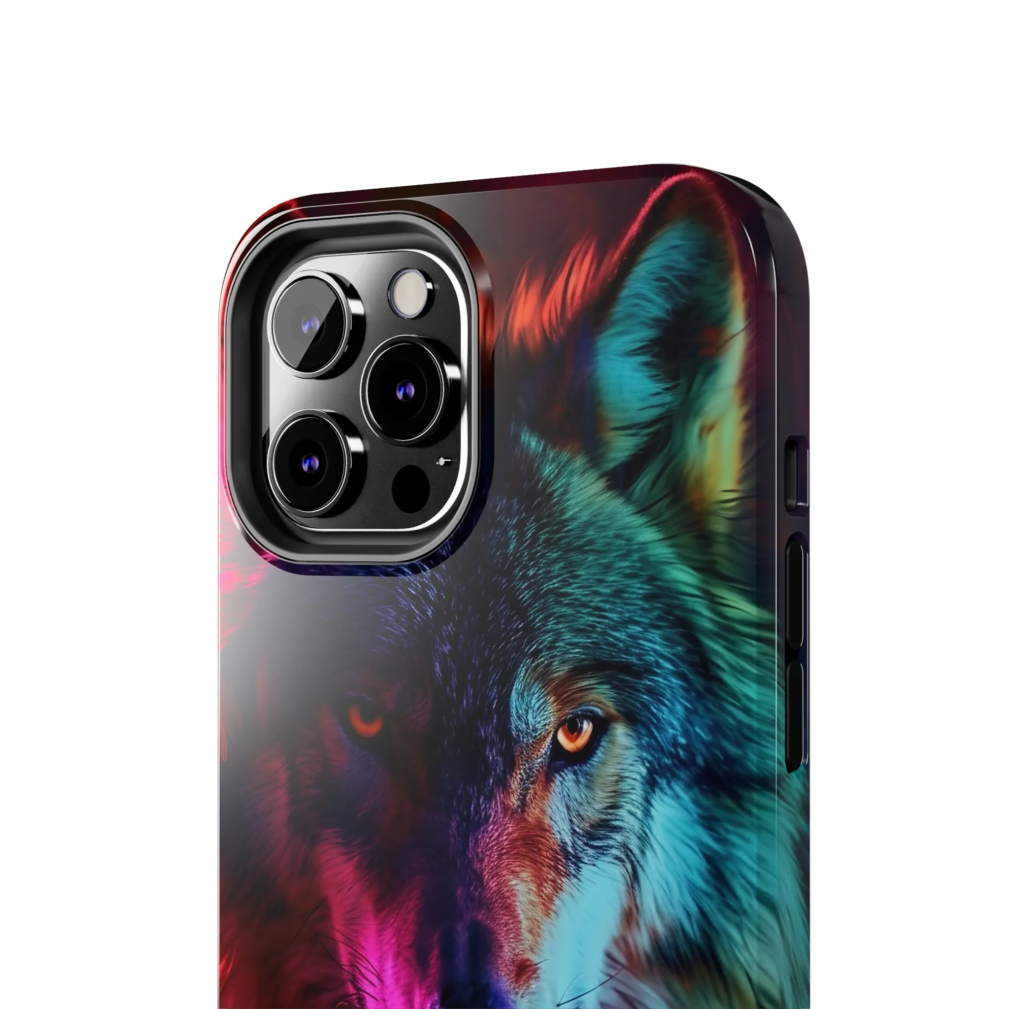 Wolf Digital print Design Tough Phone Case compatible with a large variety of iPhone models, Gift, Phone Case