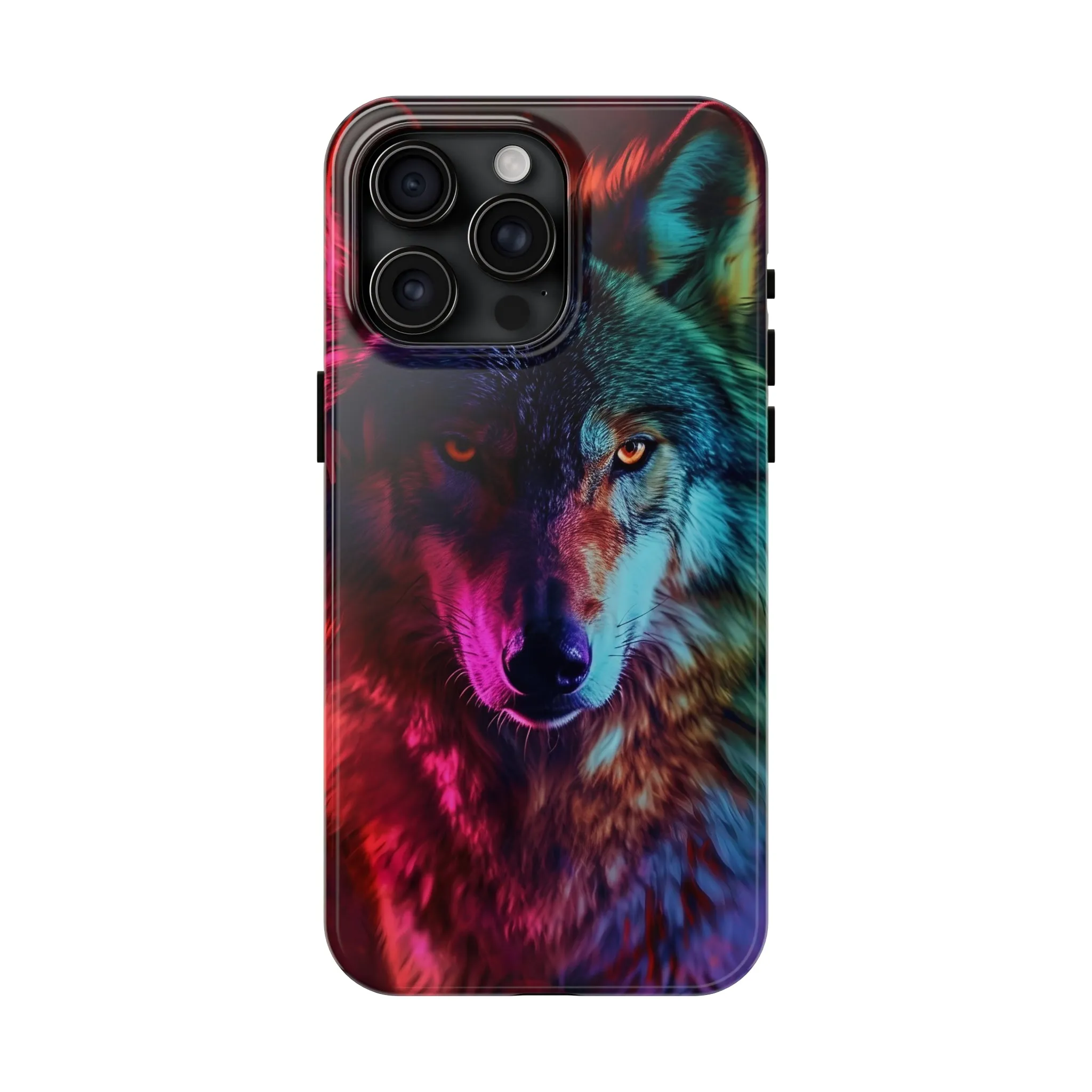 Wolf Digital print Design Tough Phone Case compatible with a large variety of iPhone models, Gift, Phone Case