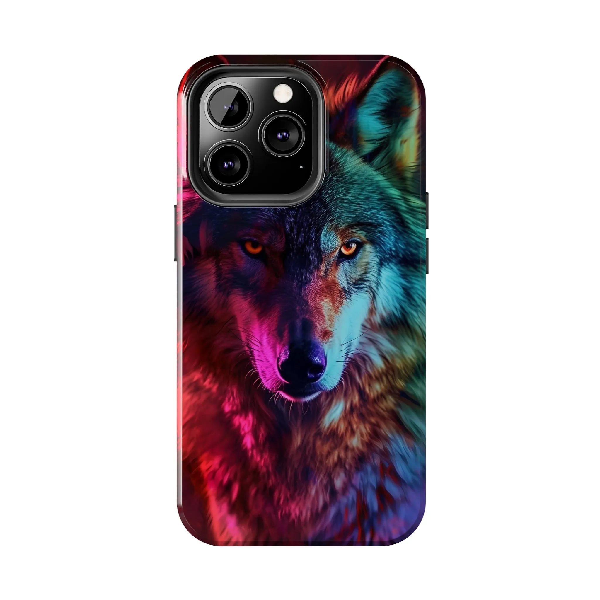 Wolf Digital print Design Tough Phone Case compatible with a large variety of iPhone models, Gift, Phone Case