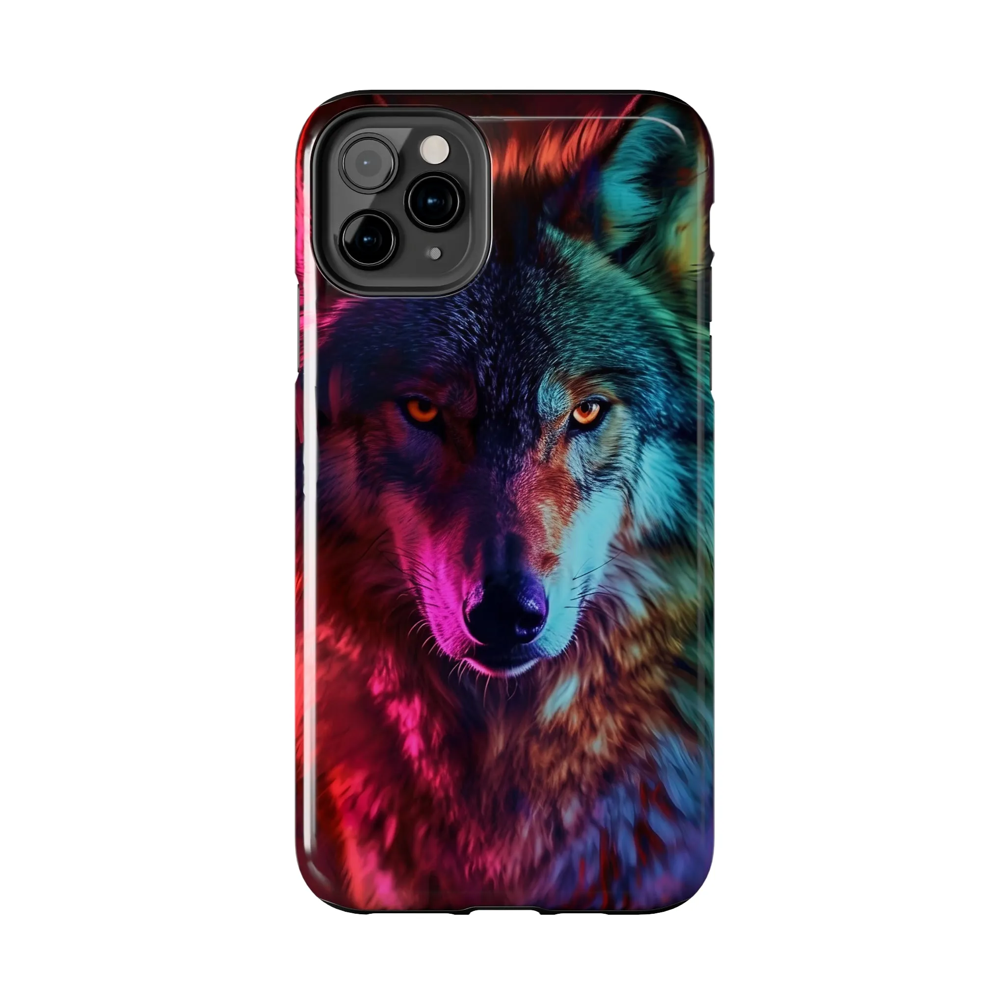 Wolf Digital print Design Tough Phone Case compatible with a large variety of iPhone models, Gift, Phone Case