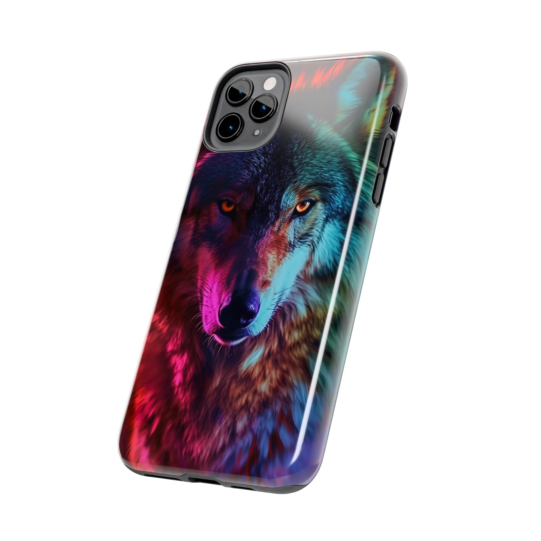 Wolf Digital print Design Tough Phone Case compatible with a large variety of iPhone models, Gift, Phone Case