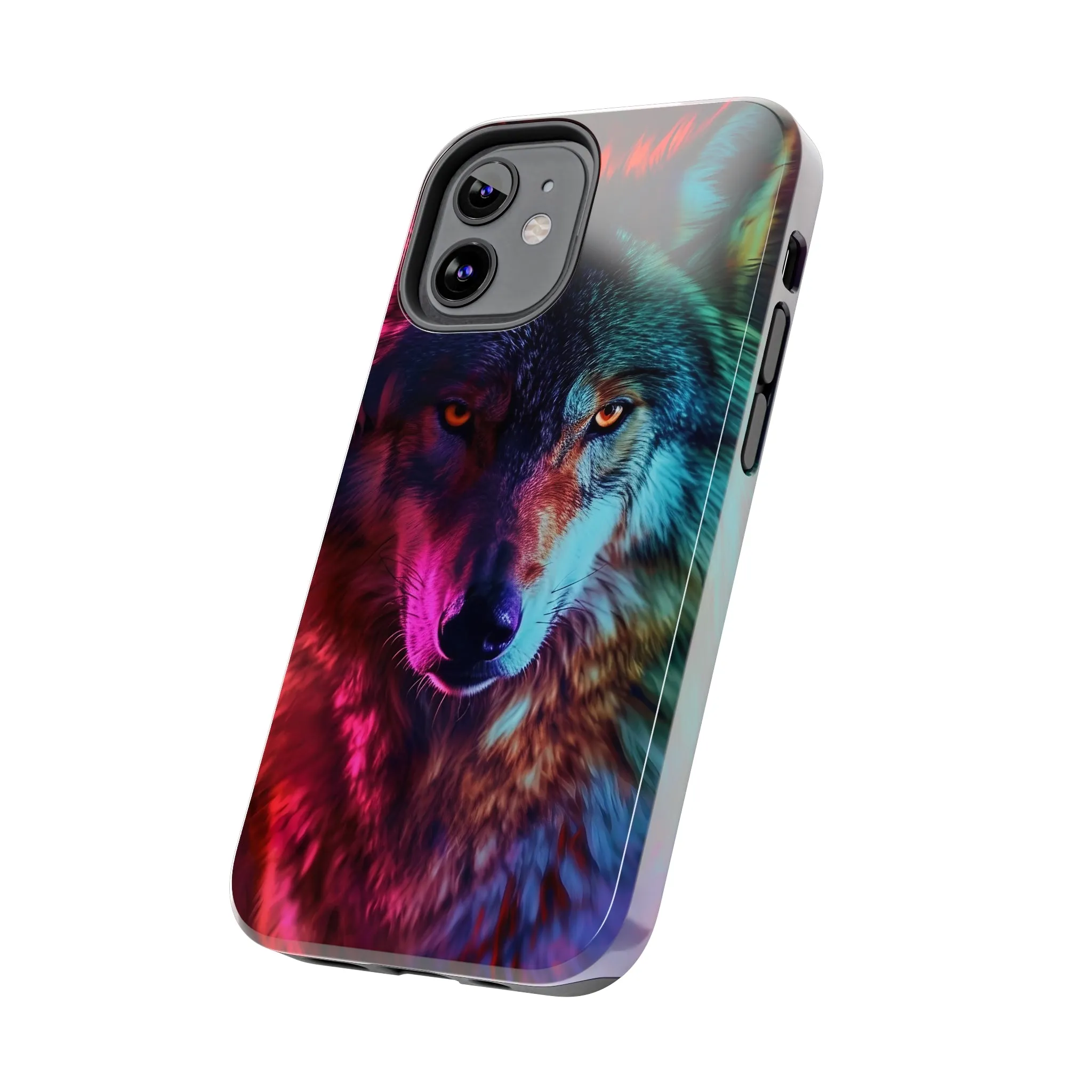 Wolf Digital print Design Tough Phone Case compatible with a large variety of iPhone models, Gift, Phone Case