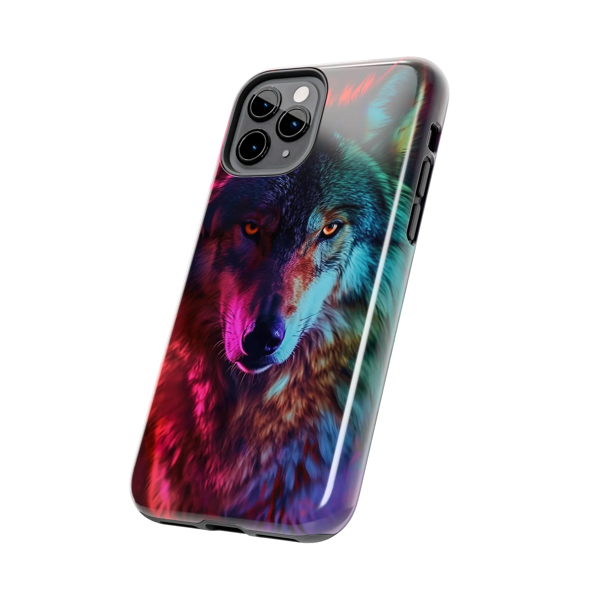 Wolf Digital print Design Tough Phone Case compatible with a large variety of iPhone models, Gift, Phone Case