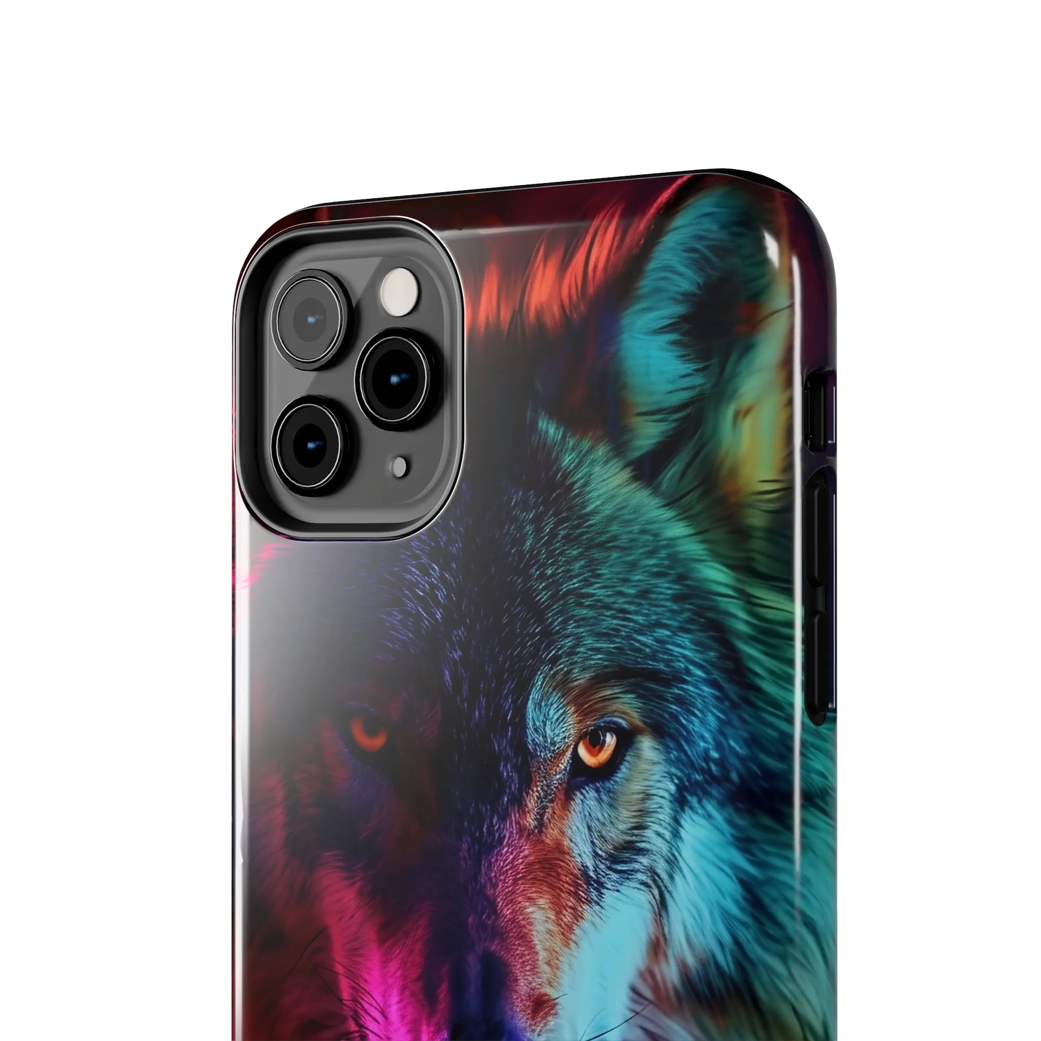 Wolf Digital print Design Tough Phone Case compatible with a large variety of iPhone models, Gift, Phone Case