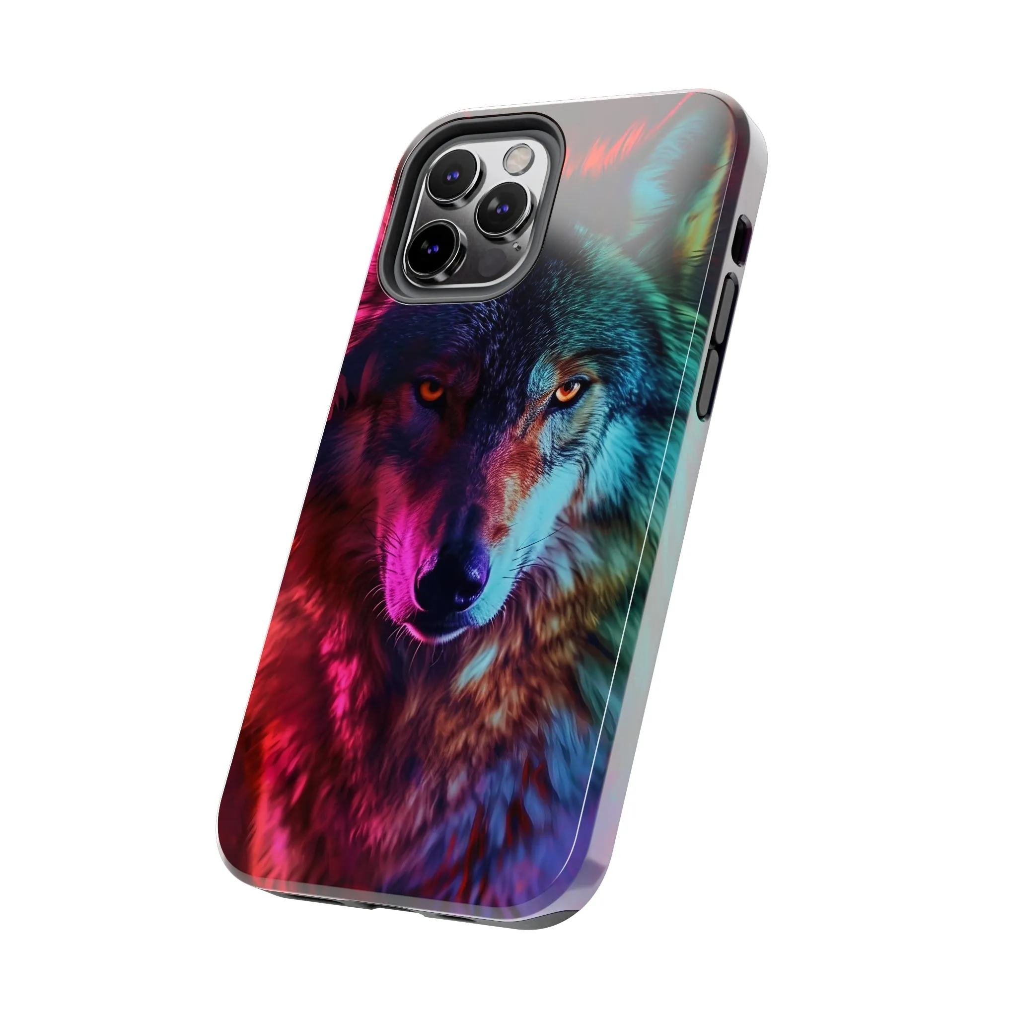 Wolf Digital print Design Tough Phone Case compatible with a large variety of iPhone models, Gift, Phone Case