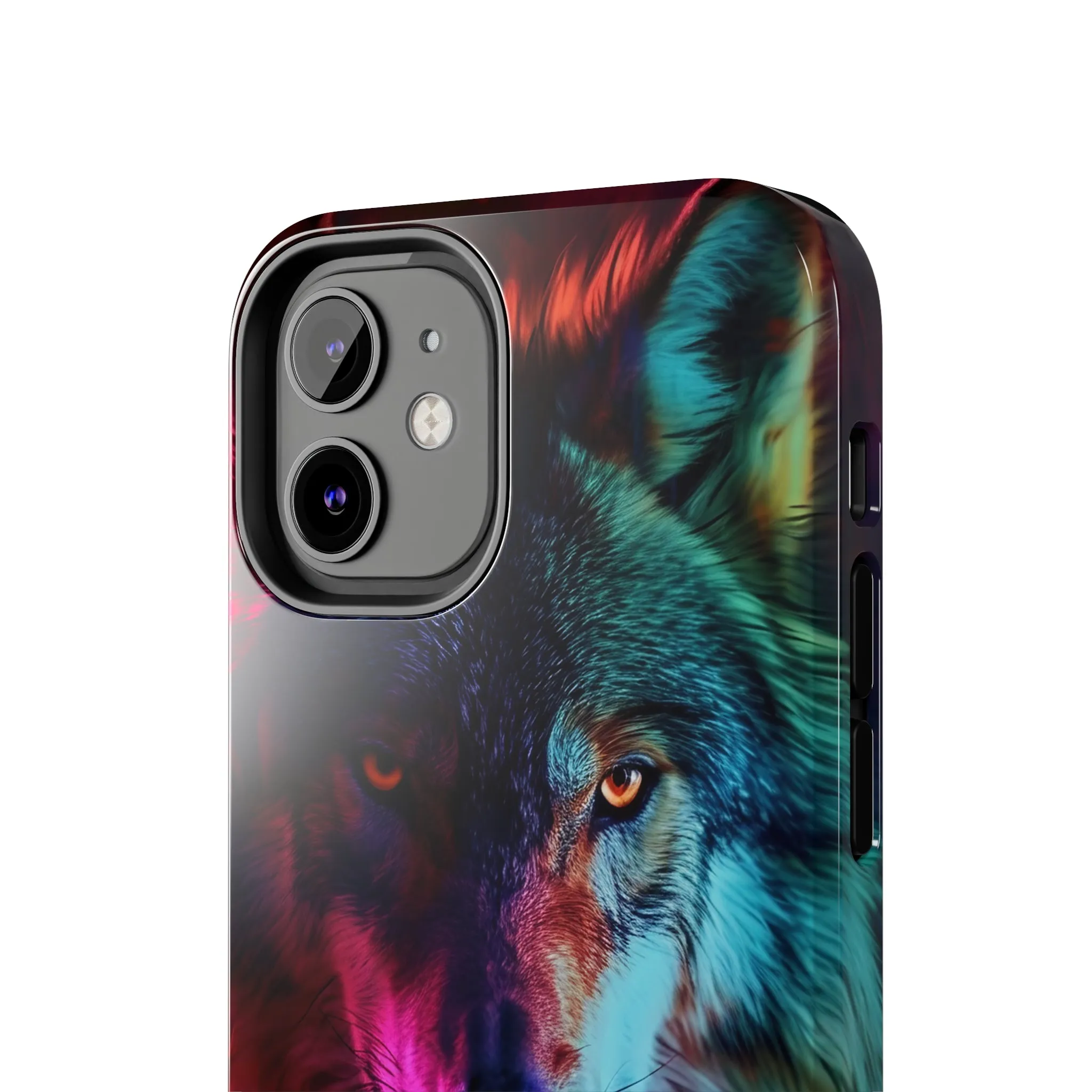 Wolf Digital print Design Tough Phone Case compatible with a large variety of iPhone models, Gift, Phone Case