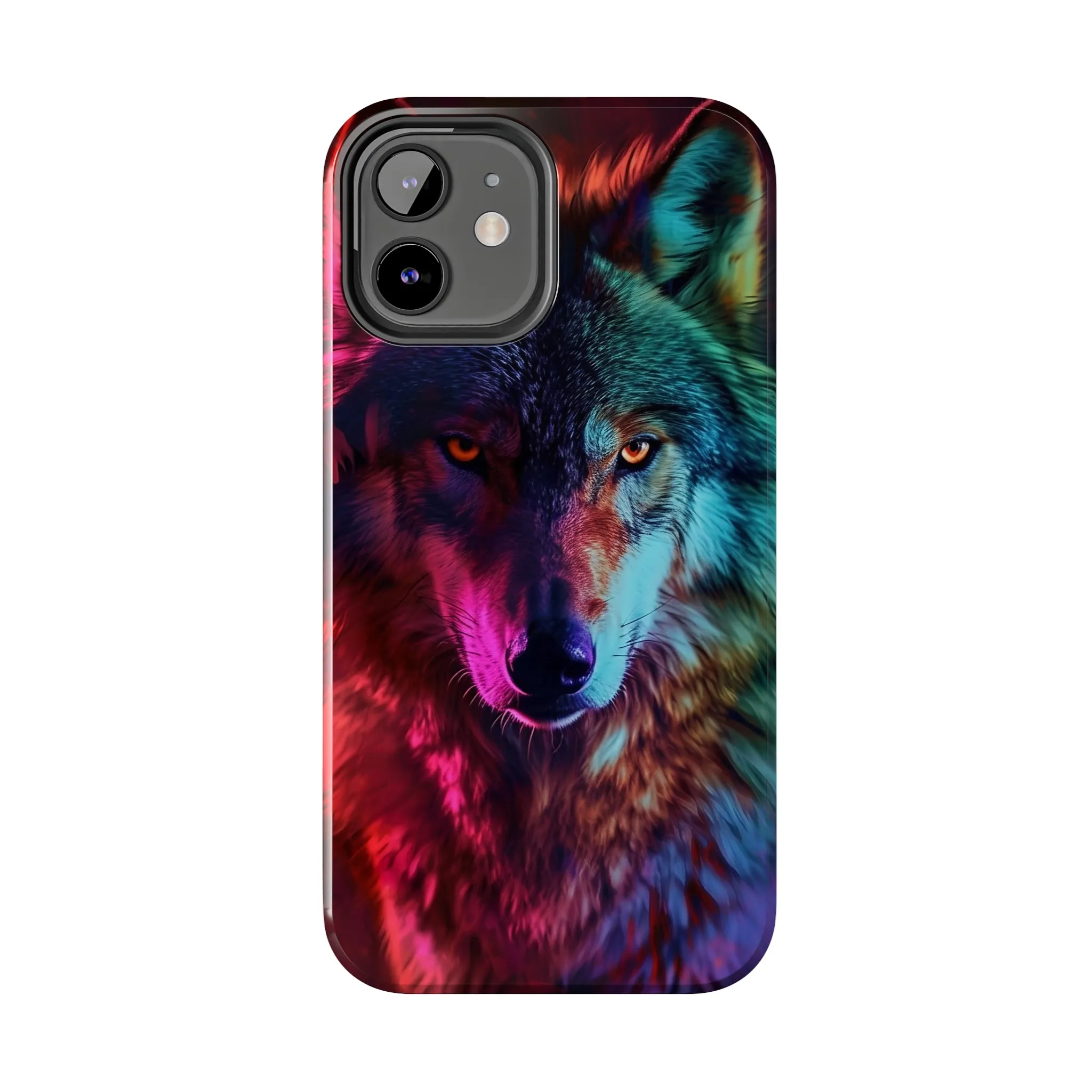 Wolf Digital print Design Tough Phone Case compatible with a large variety of iPhone models, Gift, Phone Case