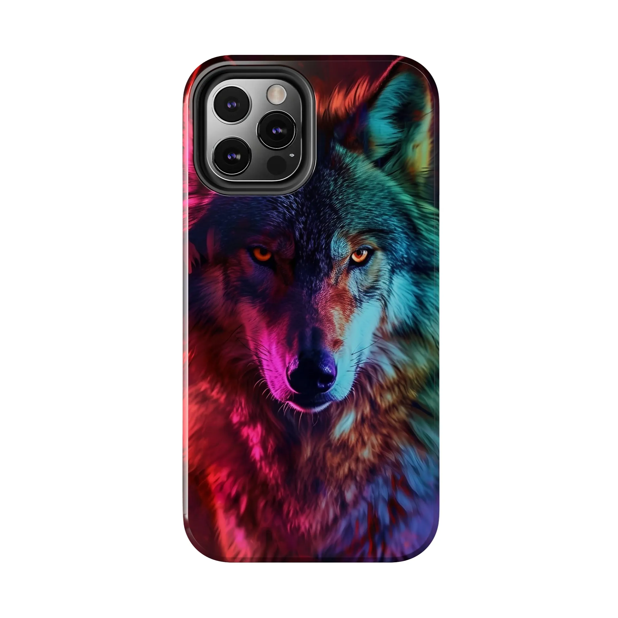 Wolf Digital print Design Tough Phone Case compatible with a large variety of iPhone models, Gift, Phone Case