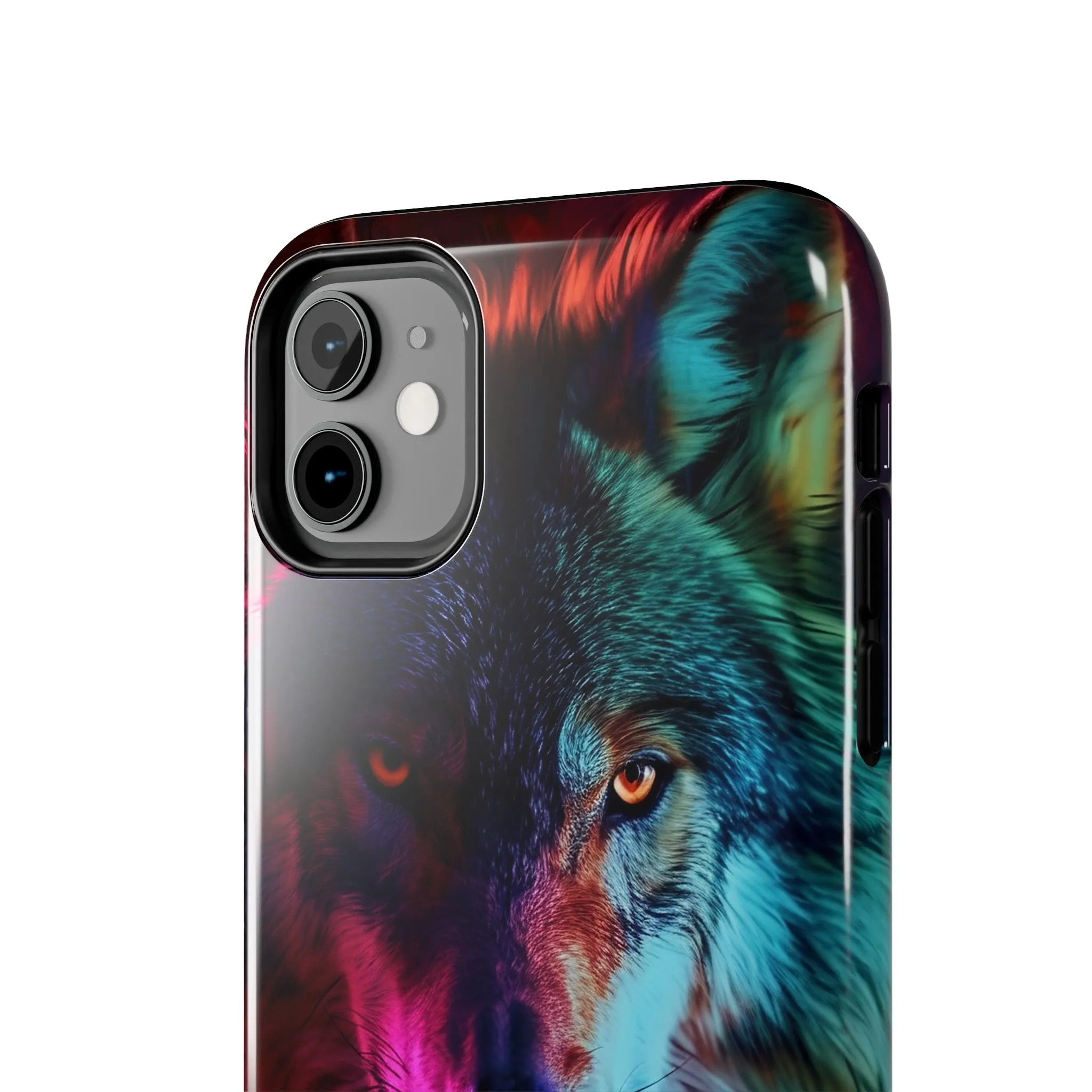 Wolf Digital print Design Tough Phone Case compatible with a large variety of iPhone models, Gift, Phone Case