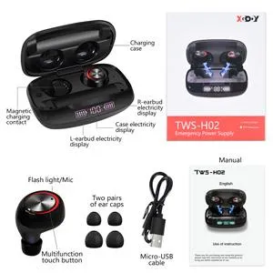 Xgody H02 TWS  Waterproof IPX7 Earphone